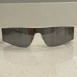 Balenciaga Eyewear Mono Rectangular Frame Sunglasses